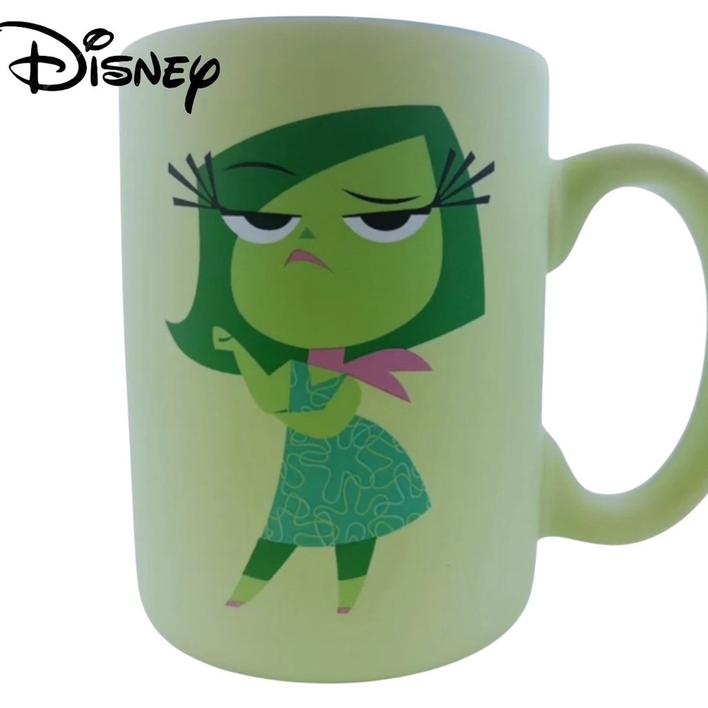 Disney Pixar Inside Out “Disgust” Double Ew Ceramic Mug – 18 oz – NWT